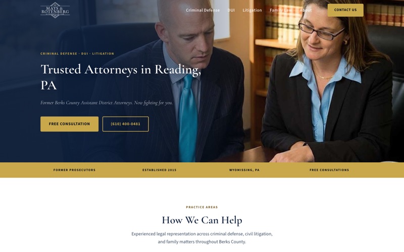 Mays and Rotenberg law firm homepage